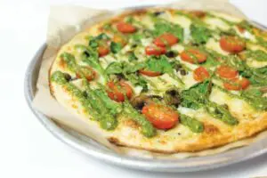 Pieology Veggie Pesto Pizza