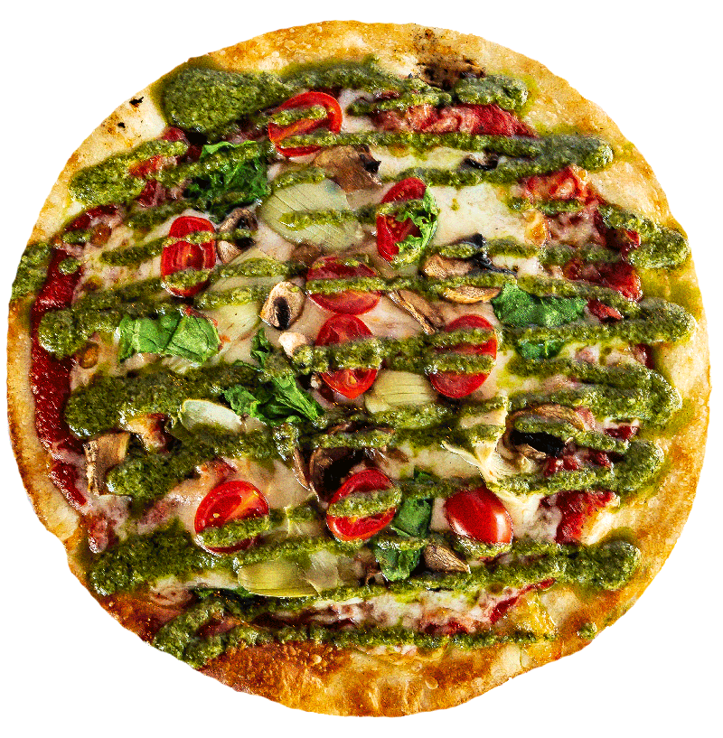 tree nut free pesto pizza