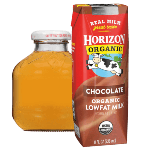 Apple juice & chocolate milk